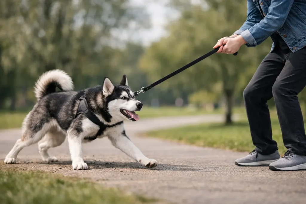 How to Stop Leash Pulling Outside