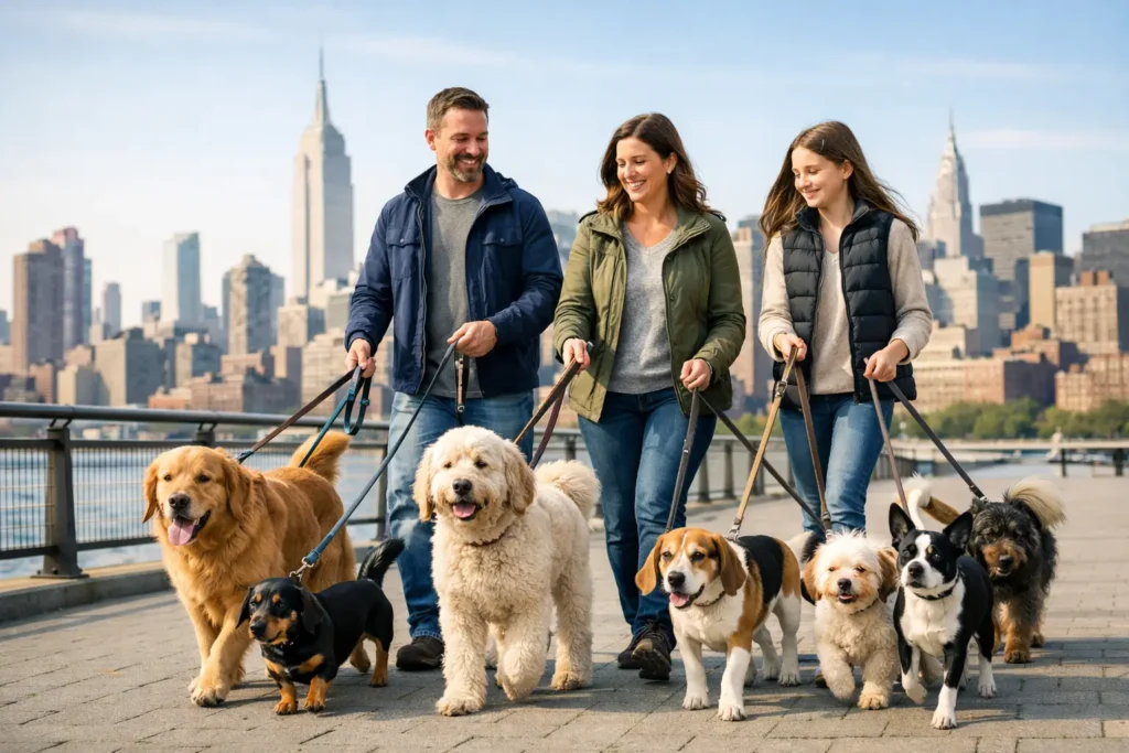 Same Household Group Dog Walks in NYC