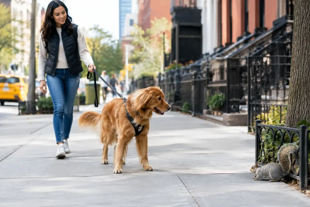 How to Manage Dog Sidewalk Distractions in NYC