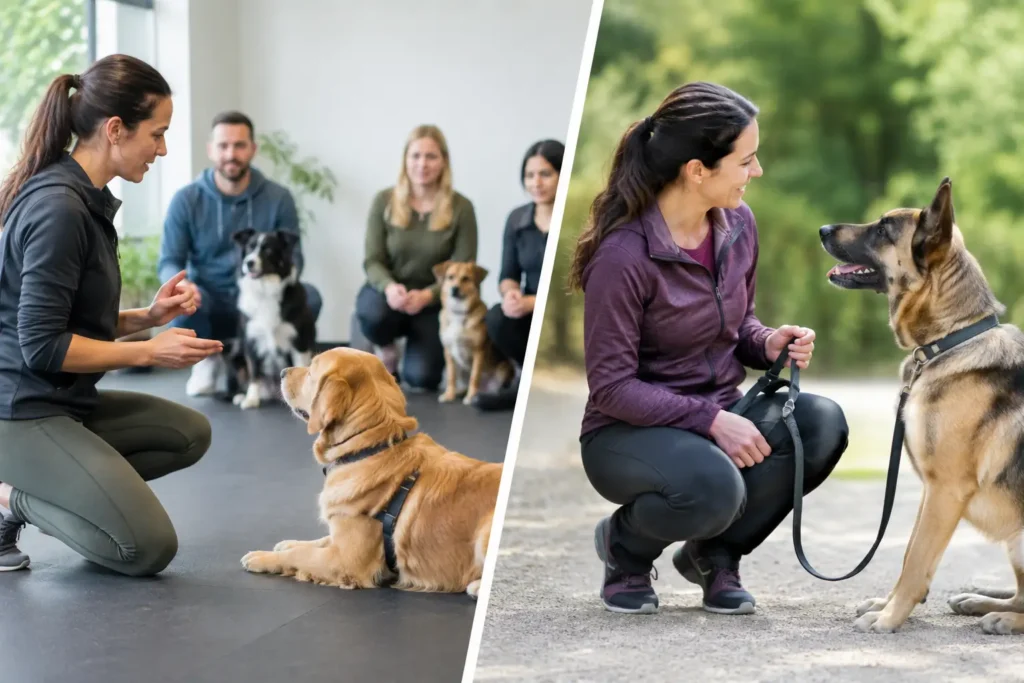 Leash Workshop Versus Private Coaching Explained