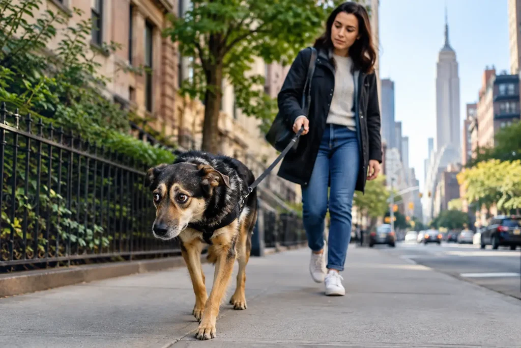 Anxious Dog Walking Case Study in Manhattan