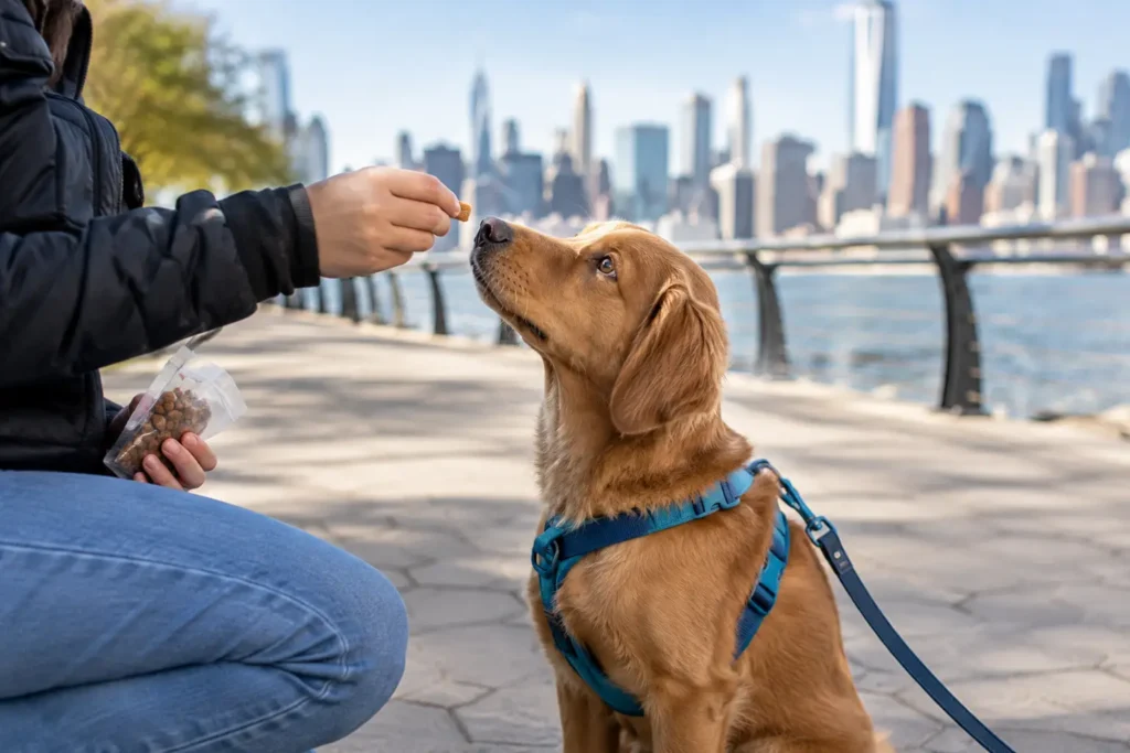 Best Treats for Leash Training on NYC Walks